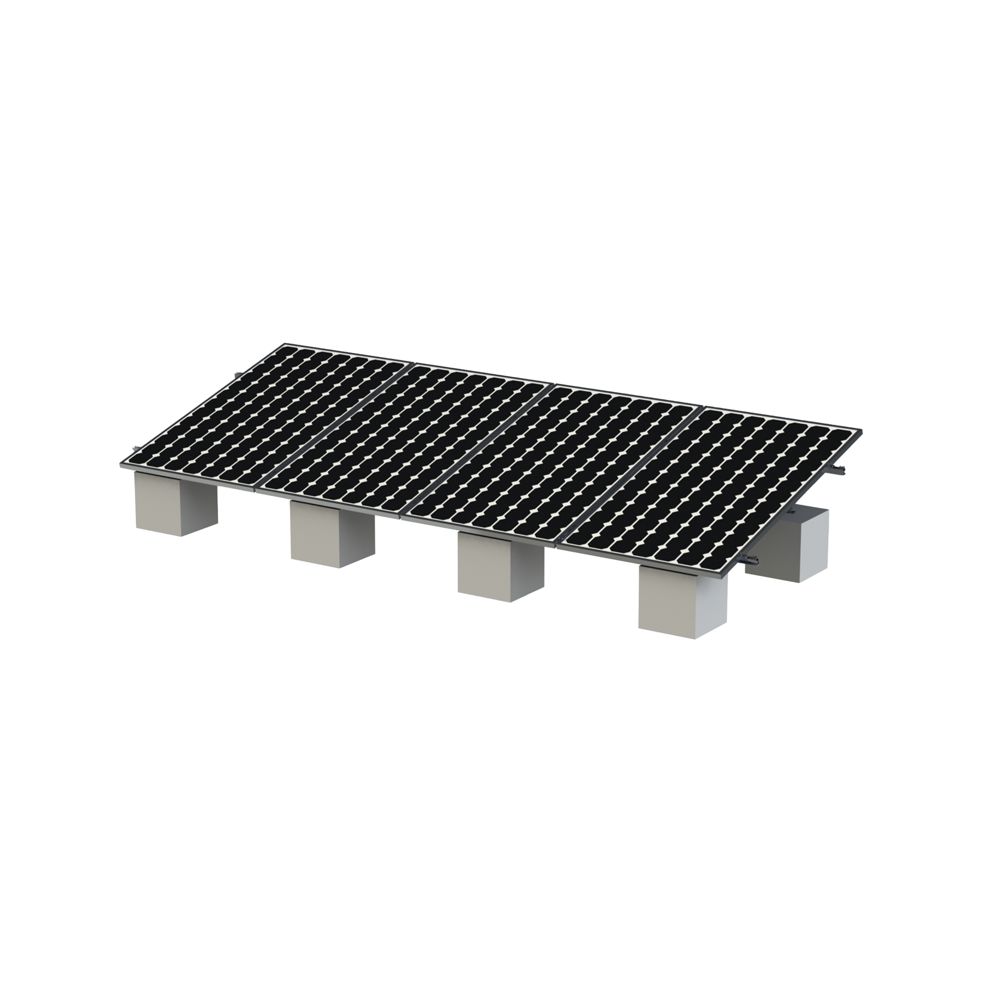 VEKTOR8RST|Montaje para Panel Solar, Riel "8" de 5450mm para M??dulos con Espesor de 35mm, Velocidad de Viento M?íx. 136km/h (20?? a 45??)